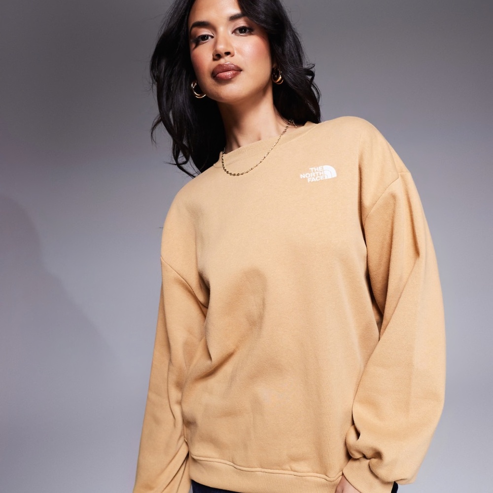 North Face Tan Crewneck